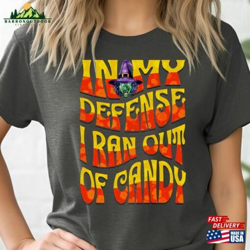 Halloween Candy Lover Funny Tee Vintage Witch T-Shirt Crewneck Classic Hoodie