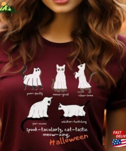 Halloween Cat Shirt Lover Spooky Season Classic Sweatshirt