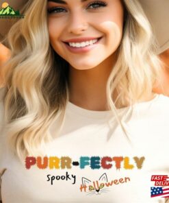 Halloween Cat Shirt Lover Spooky Season Hoodie Classic