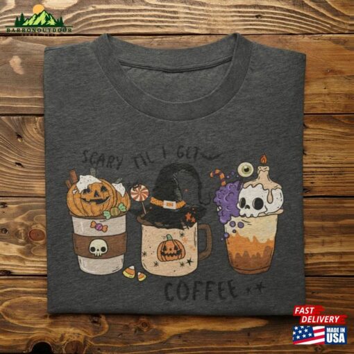 Halloween Coffee Cups Tshirt Skull Cup Skeleton Classic Hoodie