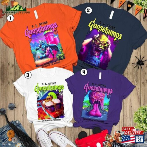 Halloween Costumes Goosebumps Group Shirt Unisex Classic