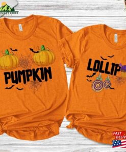 Halloween Couples Shirts Matching Girlfriend Boyfriend Spooky Season Gift T-Shirt Sweatshirt Classic