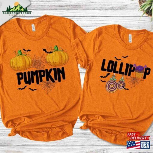 Halloween Couples Shirts Matching Girlfriend Boyfriend Spooky Season Gift T-Shirt Sweatshirt Classic