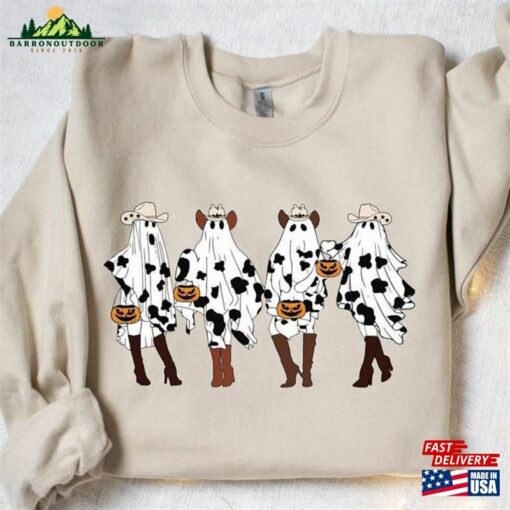 Halloween Cow Sweatshirt Western Classic Hoodie