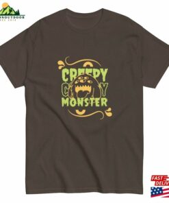 Halloween Creepy Monster Men's Classic Tee Unisex T-Shirt 2 Halloween Creepy Monster Mens Classic Tee Unisex T Shirt 3