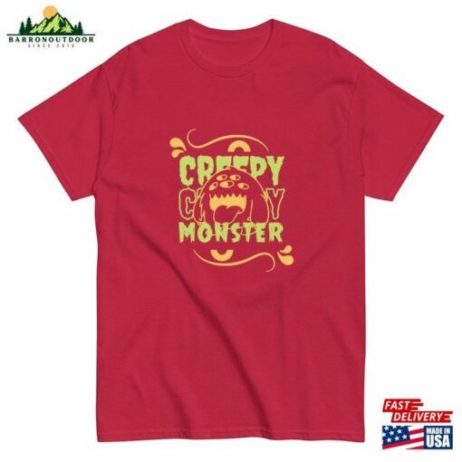 Halloween Creepy Monster Men’s Classic Tee Unisex T-Shirt