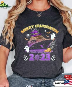 Halloween Cruise 2023 Shirt Merry Cruiseween Family Group Shirts Spooky Matching Tshirt Unisex T-Shirt Halloween Cruise 2023 Shirt Merry Cruiseween Family Group Shirts Spooky Matching Tshirt Unisex T-Shirt