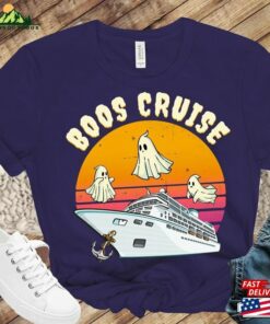 Halloween Cruise Shirt Funny Boos Crew Shirts Matching Family Group Sweatshirt T-Shirt