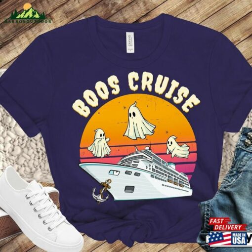 Halloween Cruise Shirt Funny Boos Crew Shirts Matching Family Group Sweatshirt T-Shirt