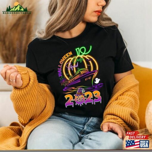 Halloween Cruise Squad 2023 Pumpkin Family Shirts Shirt Unisex Classic