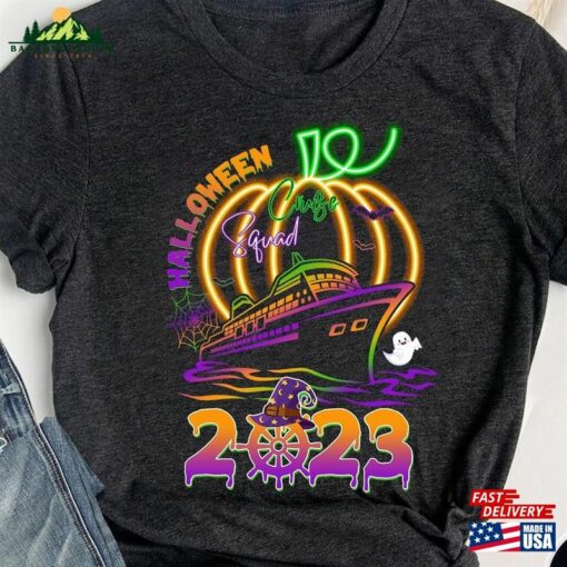 Halloween Cruise Squad 2023 Pumpkin Family Shirts Shirt Unisex Classic