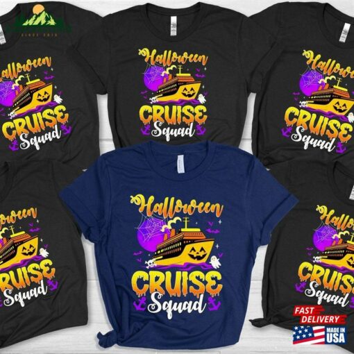 Halloween Cruise Squad Shirt Matching Family Group Shirts Spooky Tshirt Sweatshirt T-Shirt