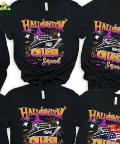 Halloween Cruise Squad Shirt Personalized Family Group Shirts Spooky Matching Tshirt Classic T-Shirt