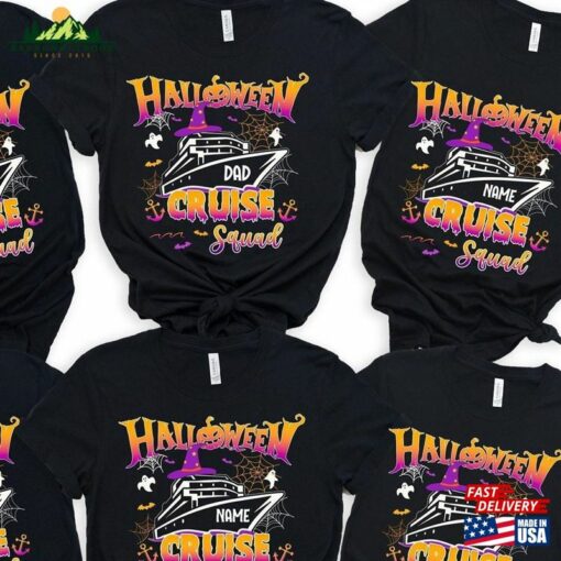 Halloween Cruise Squad Shirt Personalized Family Group Shirts Spooky Matching Tshirt Classic T-Shirt