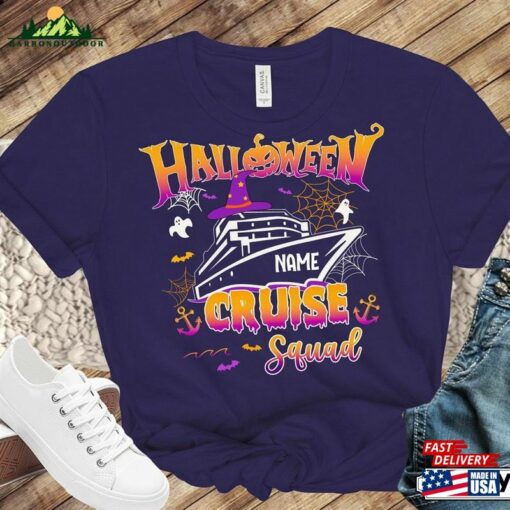 Halloween Cruise Squad Shirt Personalized Family Group Shirts Spooky Matching Tshirt Classic T-Shirt