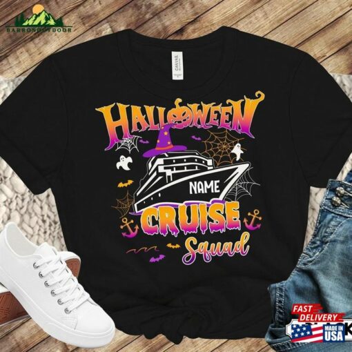 Halloween Cruise Squad Shirt Personalized Family Group Shirts Spooky Matching Tshirt Classic T-Shirt