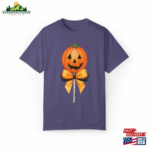 Halloween Cute Candy Jack O Lantern Lollipop Comfort Colors T-Shirt Unisex Hoodie