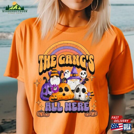 Halloween Cute Gnomes T-Shirt Vintage Shirt Fun Crewneck Hoodie