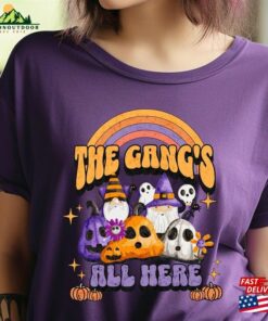 Halloween Cute Gnomes T-Shirt Vintage Shirt Fun Crewneck Hoodie