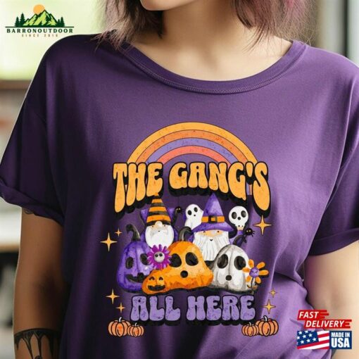 Halloween Cute Gnomes T-Shirt Vintage Shirt Fun Crewneck Hoodie