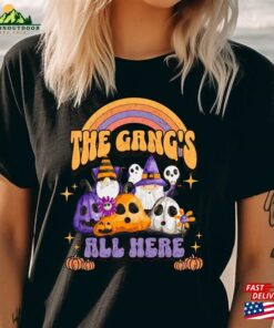 Halloween Cute Gnomes T Shirt Vintage Shirt Fun Crewneck Hoodie 3