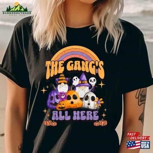 Halloween Cute Gnomes T-Shirt Vintage Shirt Fun Crewneck Hoodie