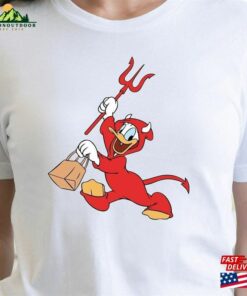Halloween Devil Shirt Donald Duck Disney T-Shirt Unisex