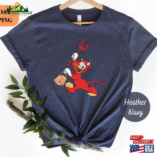 Halloween Devil Shirt Donald Duck Disney T-Shirt Unisex