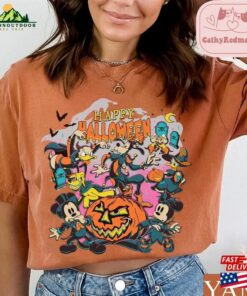 Halloween Disney Comfort Colors Shirt Mickey Not So Scary Party 2023 And Friends Hoodie Unisex