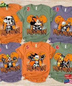 Halloween Disney Family Shirt 2023 Mickey And Friends Disneyland Unisex Hoodie