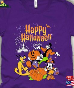 Halloween Disney Family Shirt Tee Shirts Disneyland Tshirt Mickey Minnie Not So Scary Hoodie Unisex