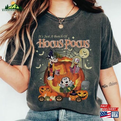 Halloween Disney Hocus Pocus Comfort Colors Shirt It’s Just A Bunch Of Classic T-Shirt