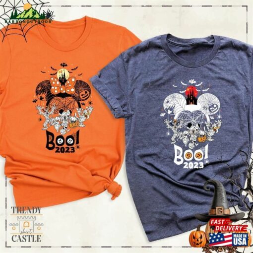 Halloween Disney Mickey And Friends Mummy Shirt Disneyland Trip Group Tee Family Matching Holiday Shirts T-Shirt Classic