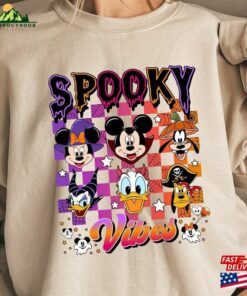 Halloween Disney Spooky Vibes Shirt Mickey And Friends Sweatshirt Hoodie Happy Classic