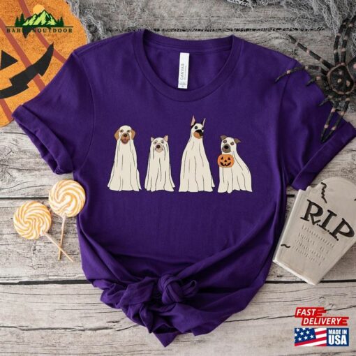 Halloween Dog Shirt Custom Ghost 2023 Happy T-Shirt Classic