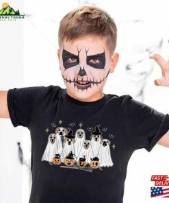 Halloween Dog Sweatshirt Ghost Shirt 2023 Happy Unisex Classic 3