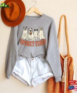 Halloween Dog Sweatshirt Sweater Ghost Shirt T Shirt Unisex 3