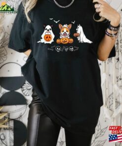 Halloween Dogs Shirt Comfort Colors Ghost Dog Sweatshirt Hoodie 4