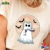 Halloween Ghost Cat Shirt Black Trendy 2023 Party Shirts Sweatshirt T-Shirt