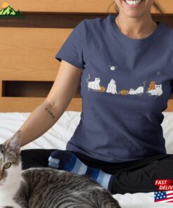 Halloween Ghost Cat Shirt For Lover Gift Black On 2023 Spooky Season Cool T-Shirt Unisex 2 Halloween Ghost Cat Shirt For Lover Gift Black On 2023 Spooky Season Cool T Shirt Unisex 3