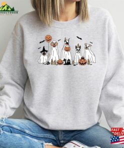 Halloween Ghost Dog Shirt Unisex Sweatshirt