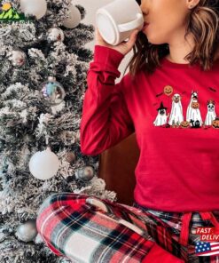 Halloween Ghost Dog Shirt Unisex Sweatshirt 3