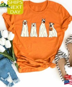 Halloween Ghost Dog T-Shirt Shirt Sweatshirt Classic