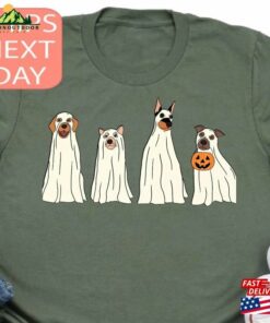 Halloween Ghost Dog T-Shirt Shirt Sweatshirt Classic