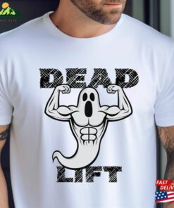 Halloween Ghost Gym Weight Lifting T-Shirt [Funny T Shirt Jacked Deadlift Hoodie Sweatshirt