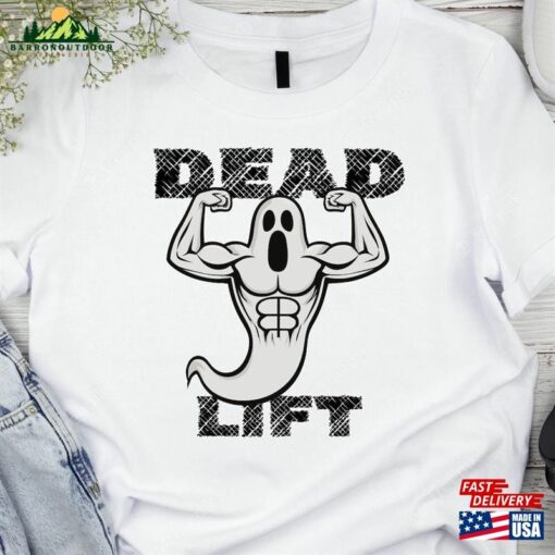 Halloween Ghost Gym Weight Lifting T-Shirt [Funny T Shirt Jacked Deadlift Hoodie Sweatshirt