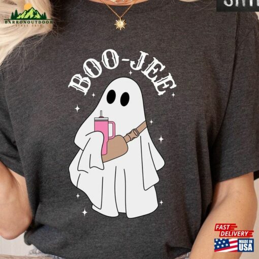 Halloween Ghost Shirt Boo Jee Spooky Tee Unisex Hoodie