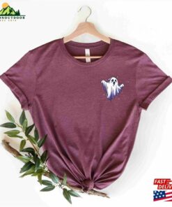 Halloween Ghost Sweatshirt Cute Tshirt Graphic Unisex T-Shirt