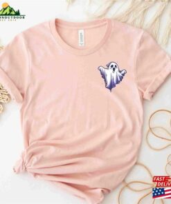 Halloween Ghost Sweatshirt Cute Tshirt Graphic Unisex T-Shirt