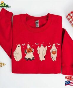 Halloween Ghost Sweatshirt Sweater 2023 Happy Unisex Classic